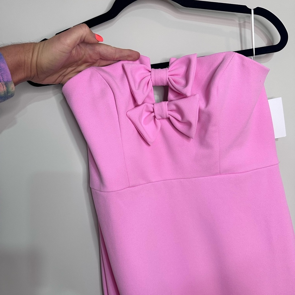 NWT Petal and Pup Briggs Pink Midi Dress - Picture 5 of 5